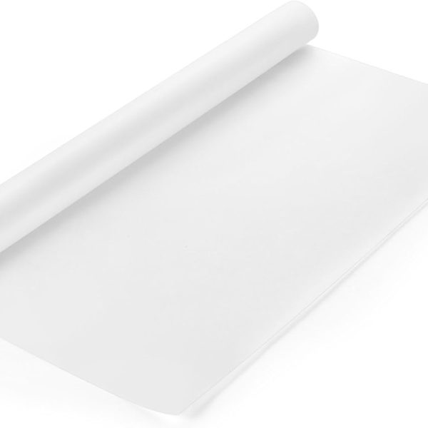 Tracing Paper Roll 24in x 50yd, White Trace Paper Pattern Paper Translucent Tracing Paper for Sewing, Drawing, Sketching, Gift Wrapping