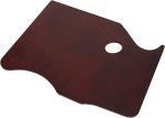 Ergonomic Wooden Palette for Oil Painting 16 * 12 inch - Artist Mixing Painting Palette for Acrylic Watercolor Painting Art Walnut Palette with Reduced Weight (Rectangular 30 x 40 cm)