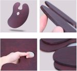 Walnut Wooden Paint Palette - Artist Mixing Painting Palette with Ergonomic Curve for Acrylic Watercolor Oil Paints M