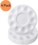 4 Pack Paint Tray Palettes, Kids' Plastic Paint Holder, Trays for Kids