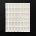 Watercolor Full Pans 48PCS Empty Watercolor Pans Plastic 3ml Paint Pans for Painting DIY Oils Gouache Art Drawing