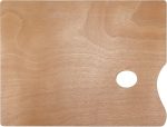 Wooden Paint Palette - Square Oil Painting Artist Palette, 30 * 40 Wood Art Pallet