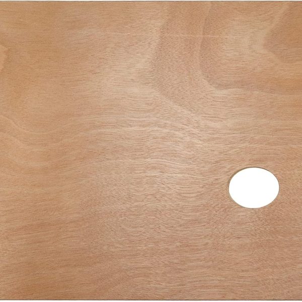 Wooden Paint Palette - Square Oil Painting Artist Palette, 30 * 40 Wood Art Pallet
